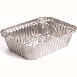 Rectangle Baking Aluminium Foil Pie Dishes , Disposable Aluminum Baking Pans