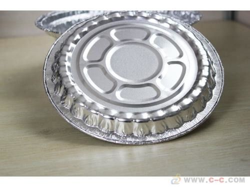 Disposable Aluminium Foil Baking Tray , Silver Foil Food Containers FDA ...