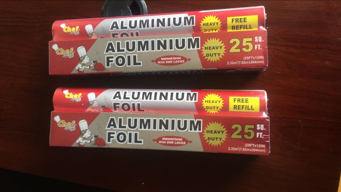 Heavy Gauge Aluminum Foil Wrapping Paper With 10mic - 25mic Thickness